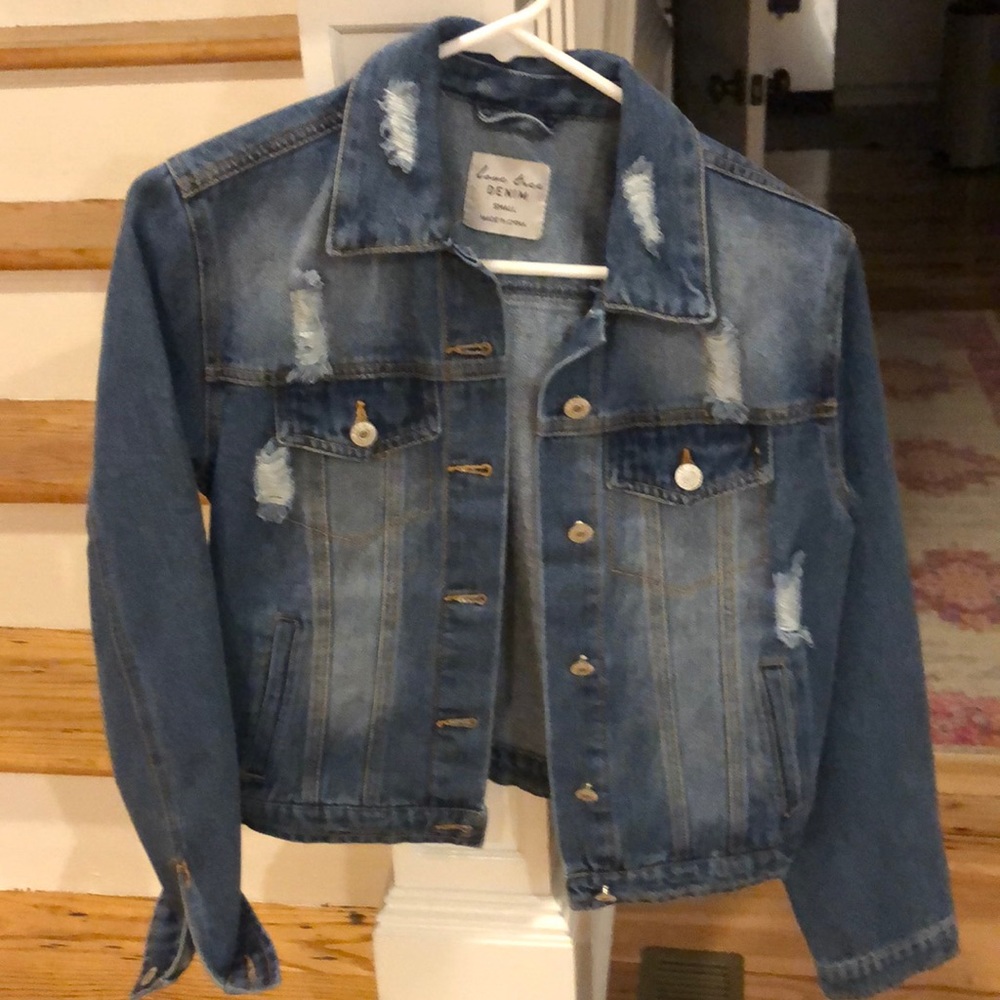 Distressed Denim Jacket